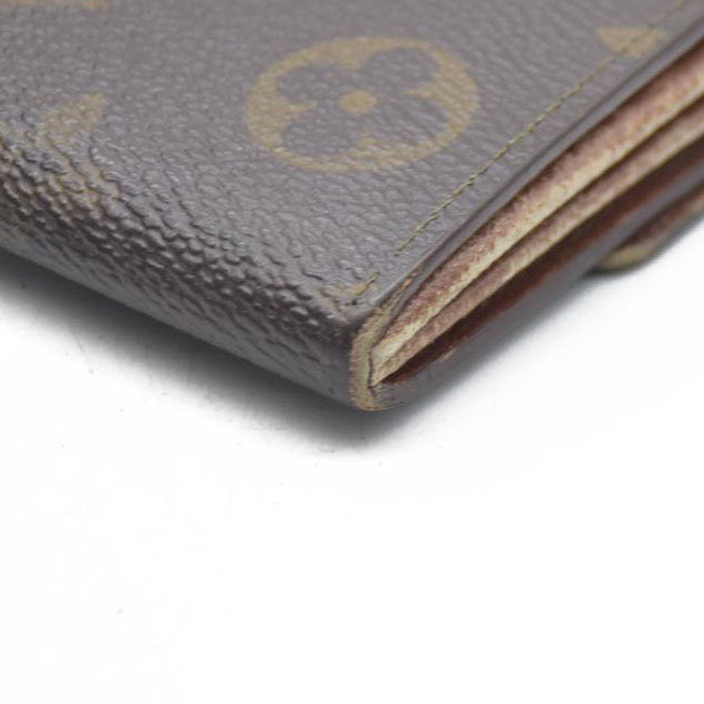 AUCTION $720 Louis Vuitton Monogram Portefeiulle Sarah Long Bifold Wallet Brown AN1921