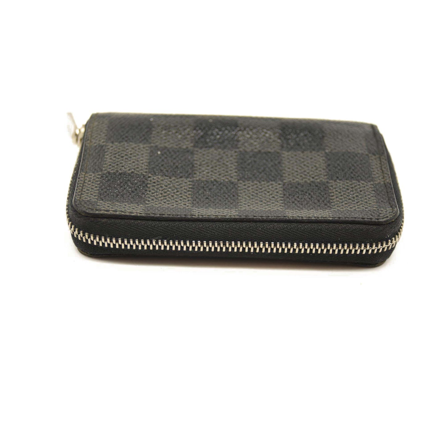 Used Louis Vuitton Damier Graphite Zippy Compact Wallet