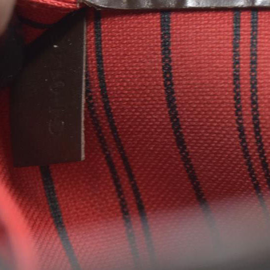 $2170 Louis Vuitton Damier Ebene Neverfull