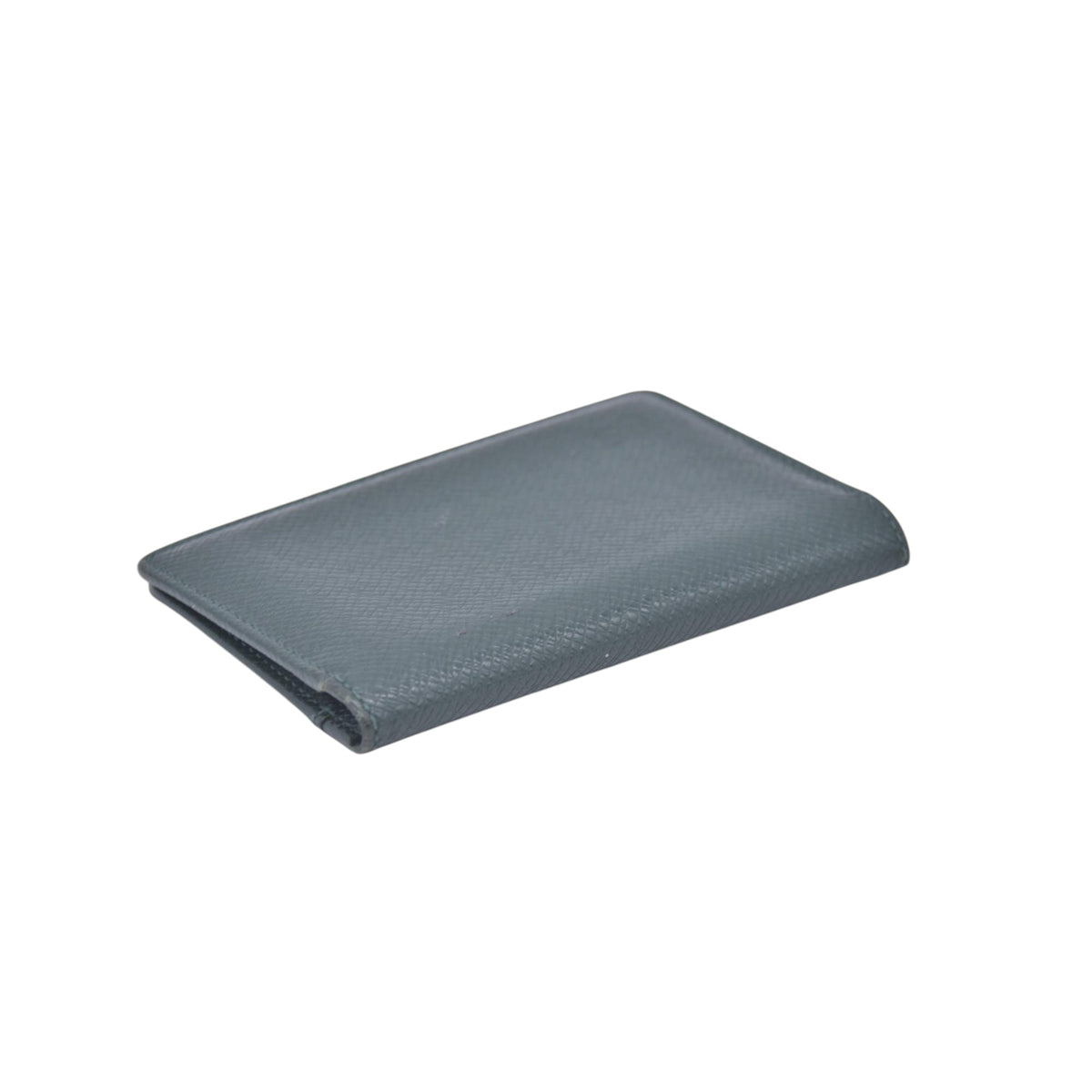 $420 2013 LOUIS VUITTON Taiga Leather Pocket Organizer Card Holder Epicea Green MI0143 CONSIGNMENT 10021206