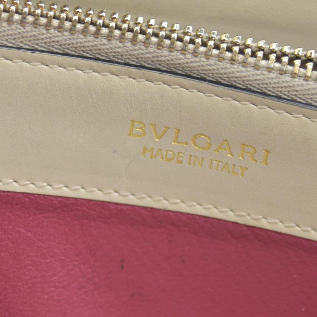 $840 Bvlgari Serpenti leather wallet CONSIGNMENT