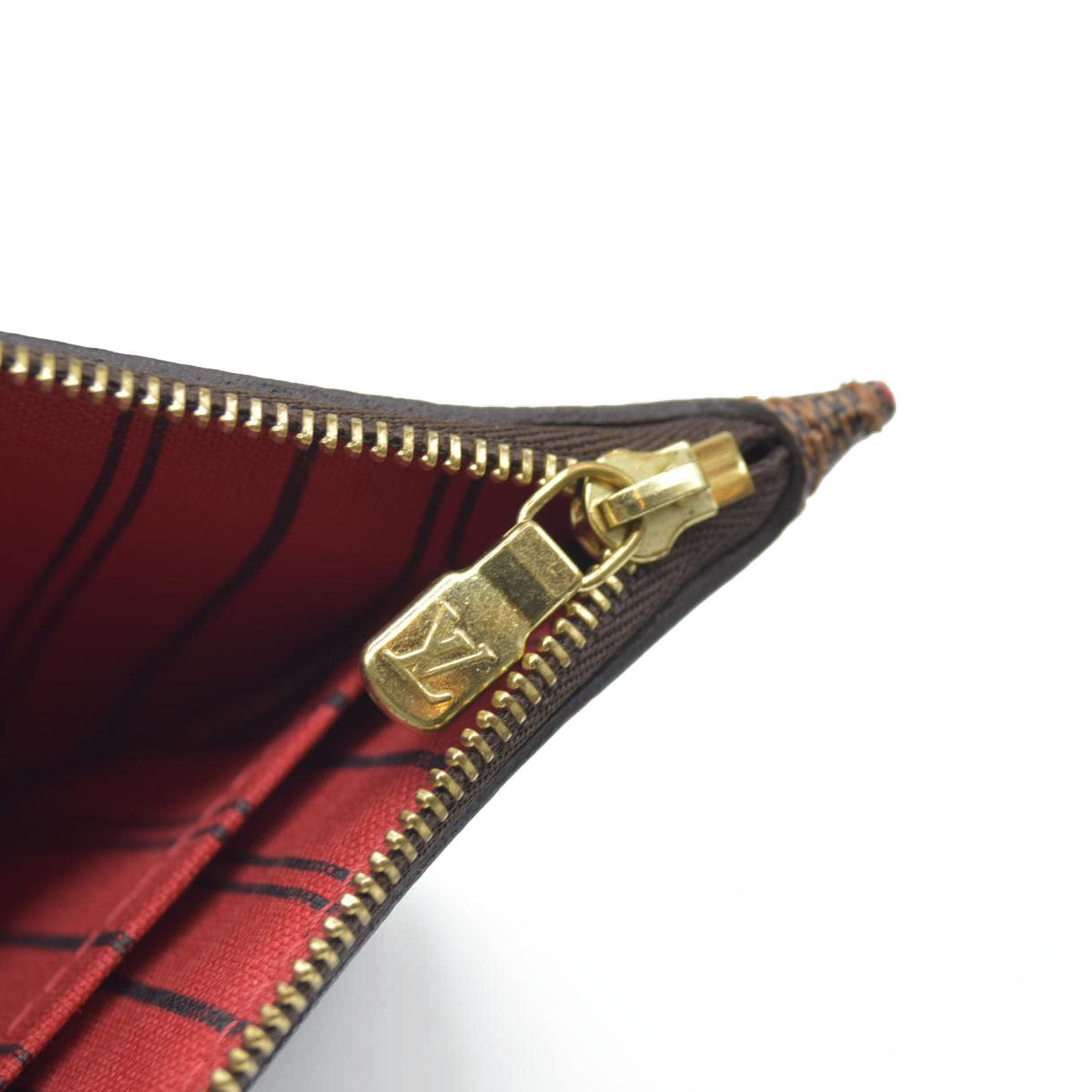 $1150 Louis Vuitton  Damier Ebene Neverfull MM GM Pochette