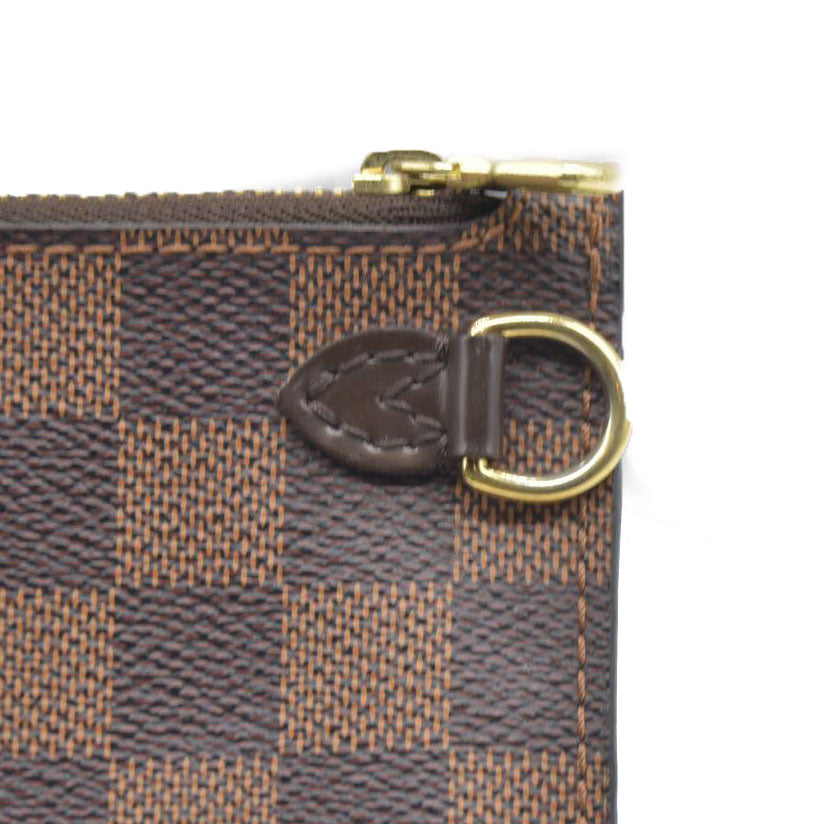 $1150 Louis Vuitton  Damier Ebene Neverfull MM GM Pochette