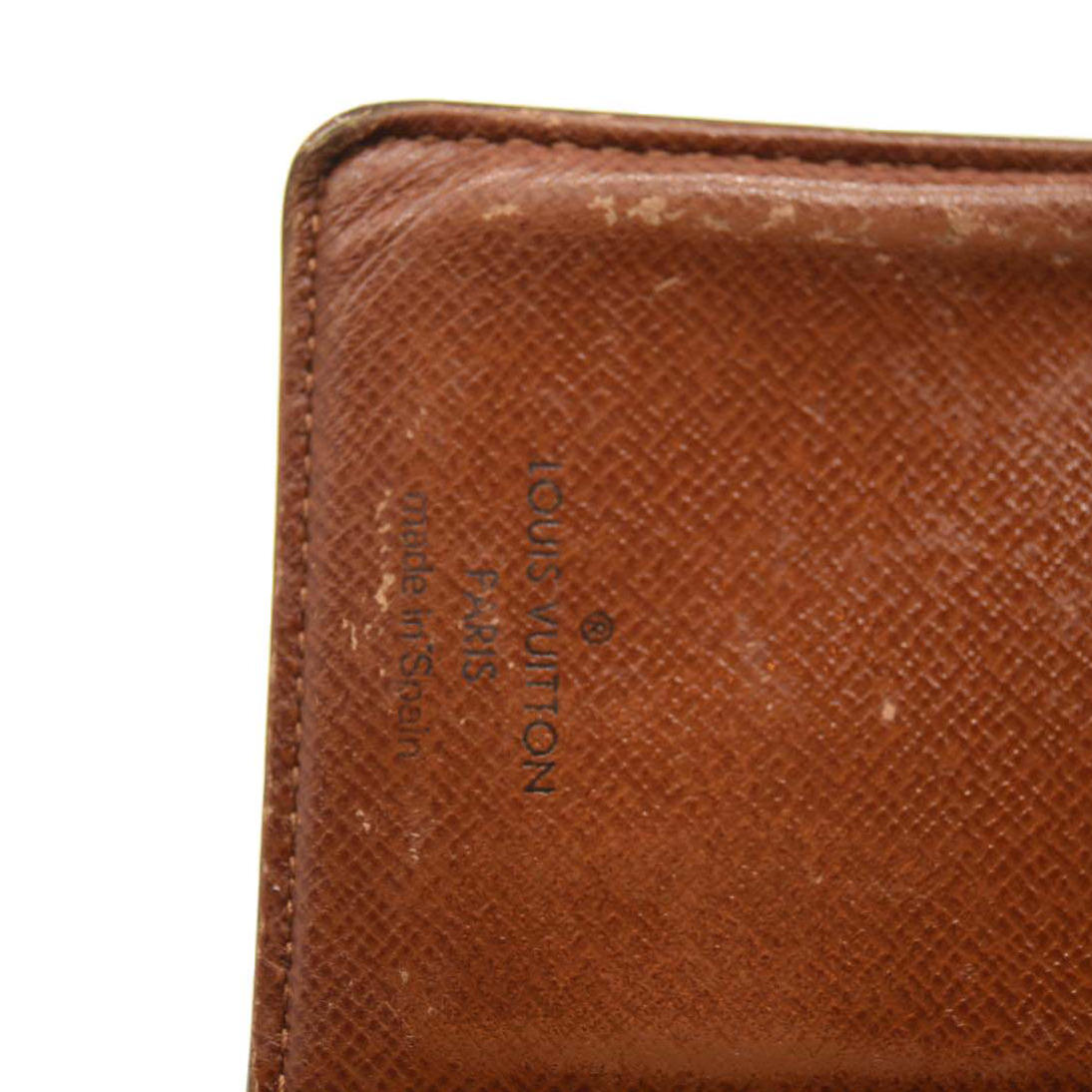 USED Louis Vuitton Monogram French Purse Wallet CA0012