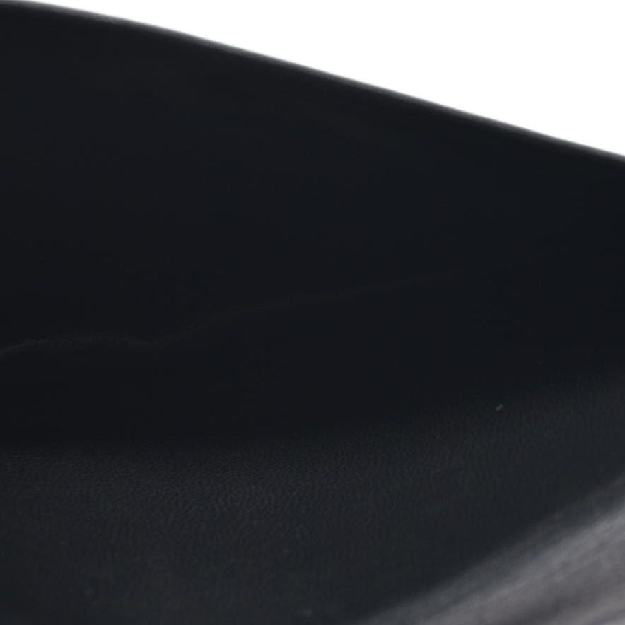 AUCTION $790 LOEWE Anagram Leather Bifold Long Wallet Black