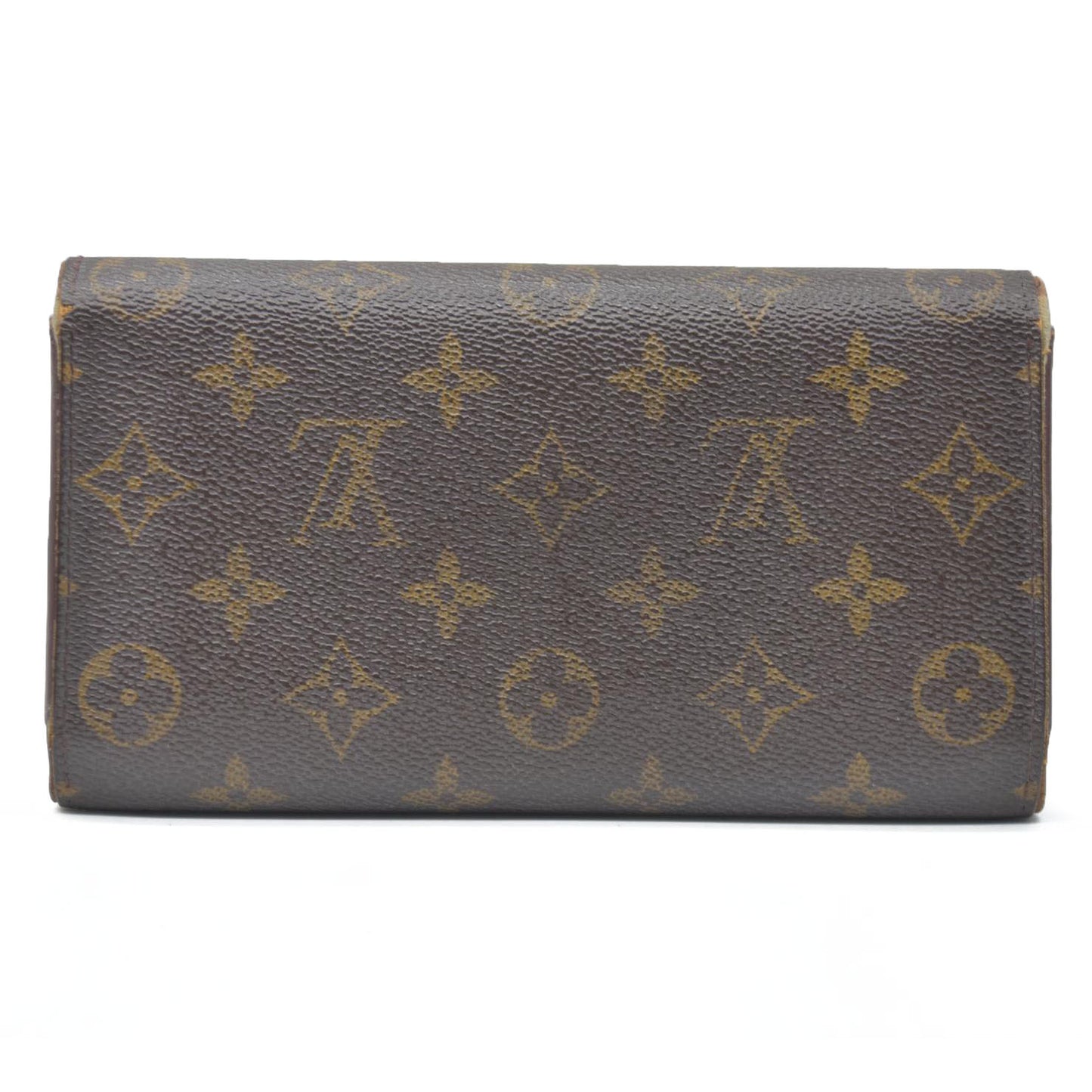 AUCTION $720 Louis Vuitton Monogram Porte Tresor International Trifold Long Wallet TH0014