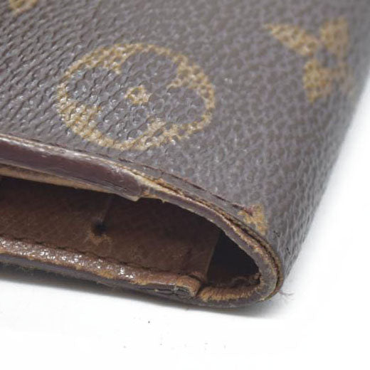 AUCTION $720 Louis Vuitton Monogram Porte Tresor International Trifold Long Wallet TH1917