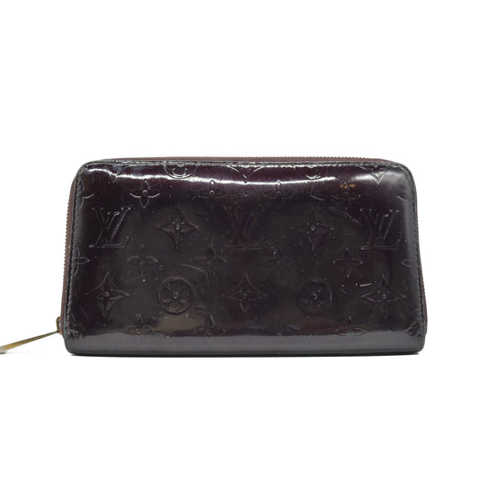 $1110 2008 Louis Vuitton Monogram Vernis Zippy Organizer Wallet CONSIGNMENT CA3098