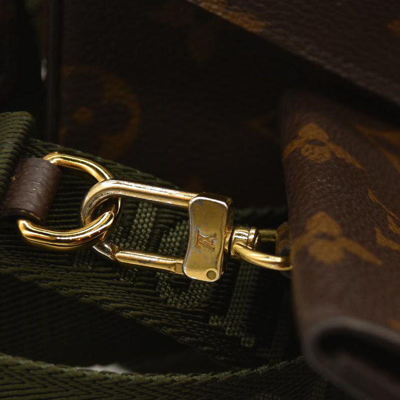 LOUIS VUITTON  Monogram Felicie Strap & Go Kaki