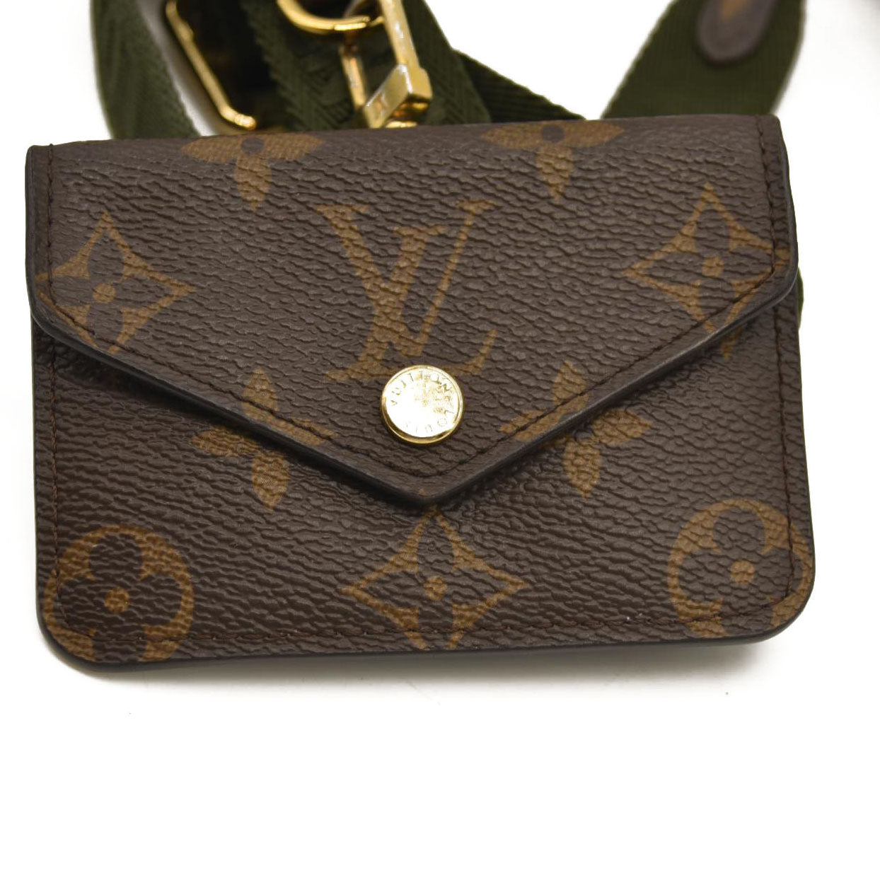 LOUIS VUITTON  Monogram Felicie Strap & Go Kaki