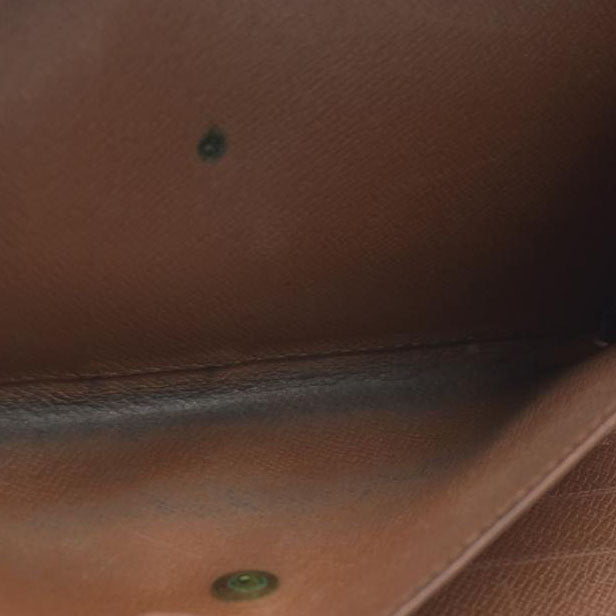 AUCTION $720 Louis Vuitton Monogram Porte Tresor International Trifold Long Wallet TH1917