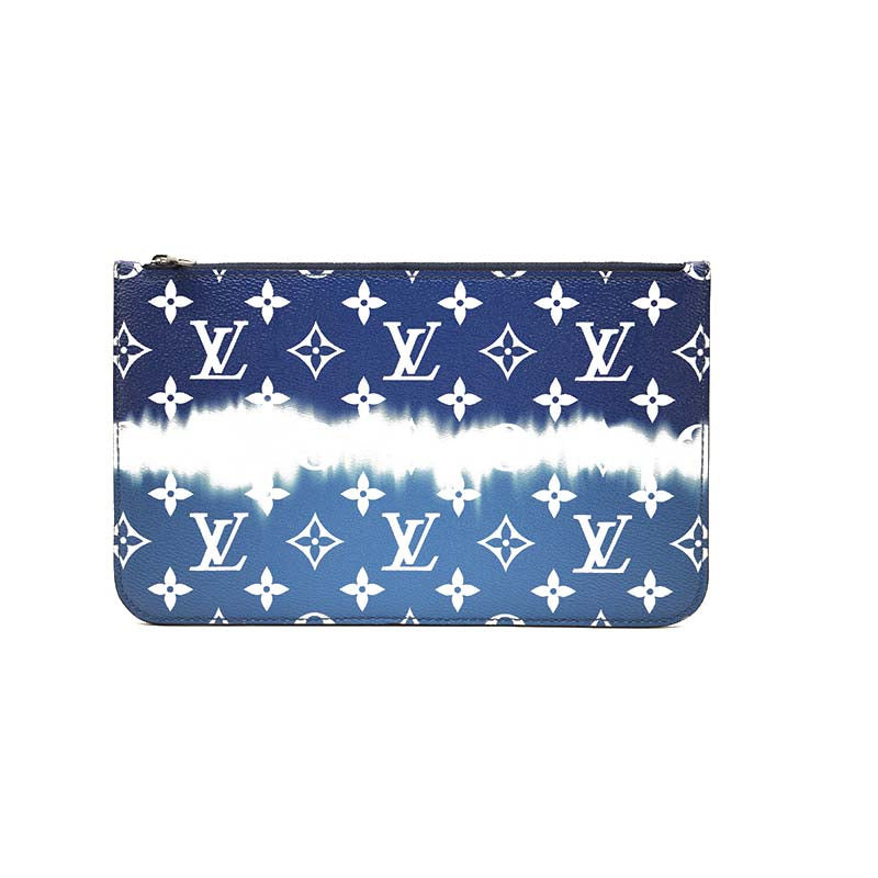 Louis Vuitton Monogram Escale Neverfull MM GM Pochette Blue