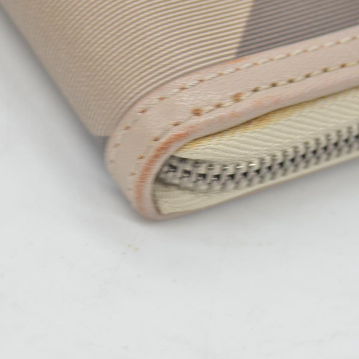 $680 Burberry Smoked Check Super Nova Check Pattern Continental Wallet CONSIGNMENT