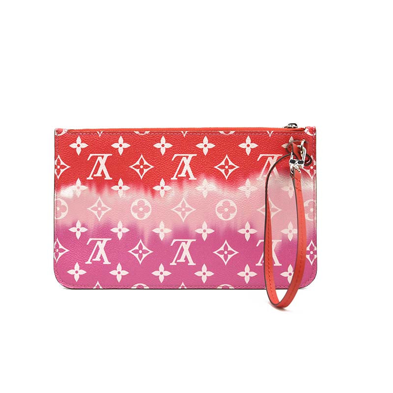 Louis Vuitton Monogram Escale Neverfull MM GM Pochette Red