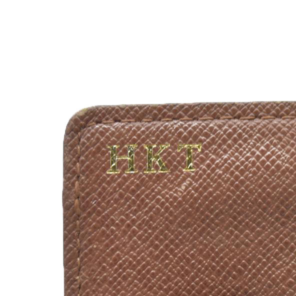 AUCTION $720 Louis Vuitton Monogram Portefeiulle Sarah Long Bifold Wallet Brown CA0049