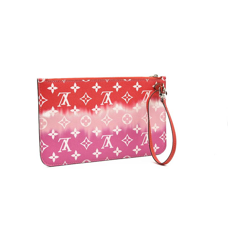 Louis Vuitton Monogram Escale Neverfull MM GM Pochette Red