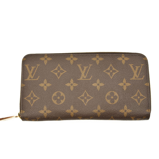 LOUIS VUITTON Monogram Zippy Wallet Rose Ballerine CA3196