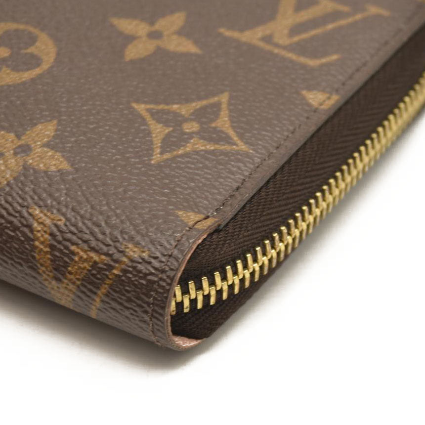 LOUIS VUITTON Monogram Zippy Wallet Rose Ballerine CA3196
