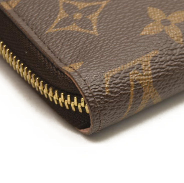 LOUIS VUITTON Monogram Zippy Wallet Rose Ballerine CA3196