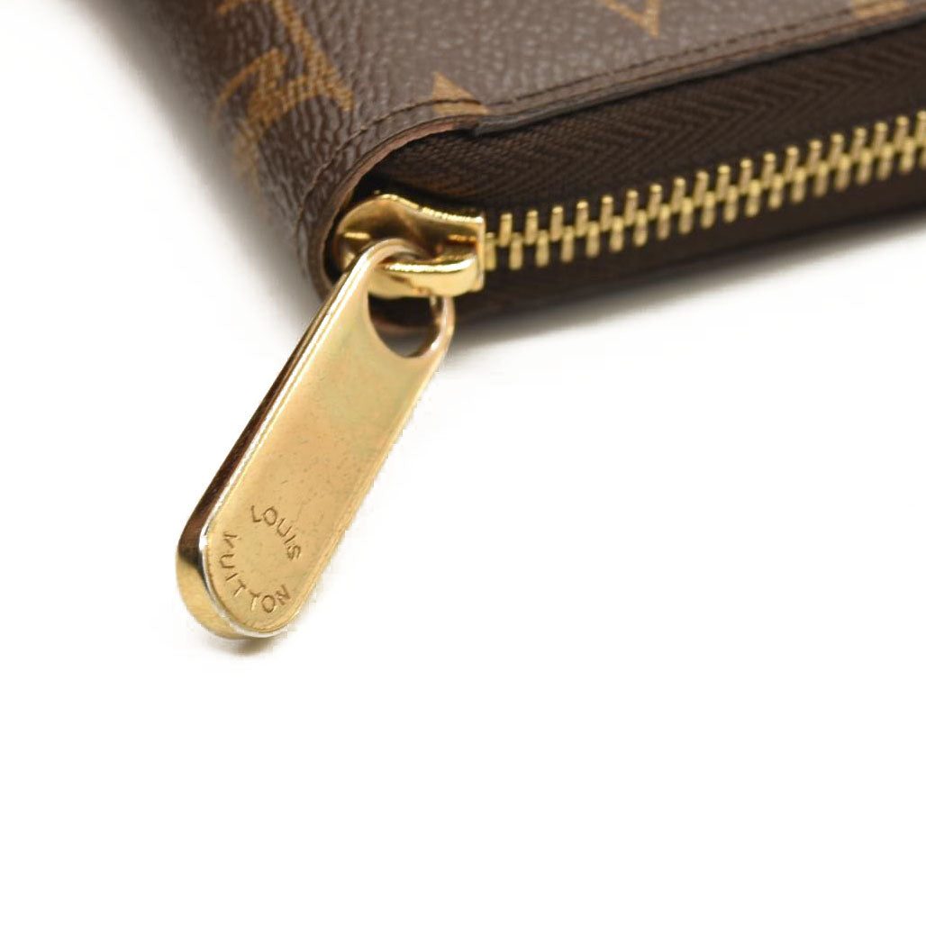 LOUIS VUITTON Monogram Zippy Wallet Rose Ballerine CA3196