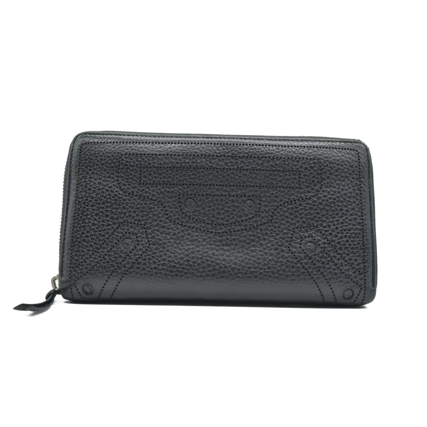 $650 Balenciaga Leather Continental Wallet CONSIGNMENT