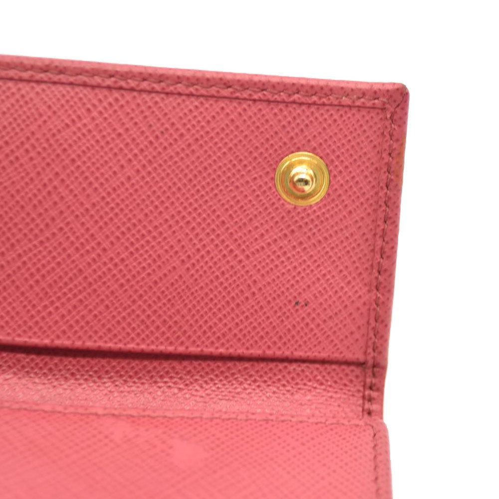 Prada  Saffiano 6 Key Holder Pink