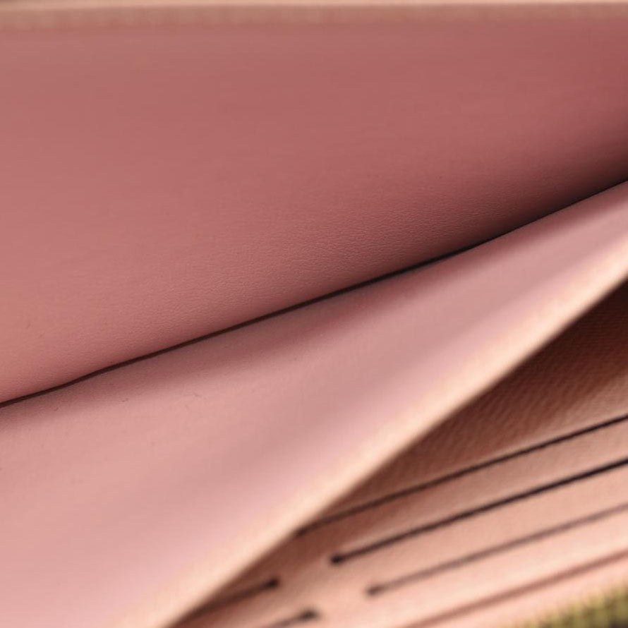 LOUIS VUITTON Monogram Zippy Wallet Rose Ballerine CA3196