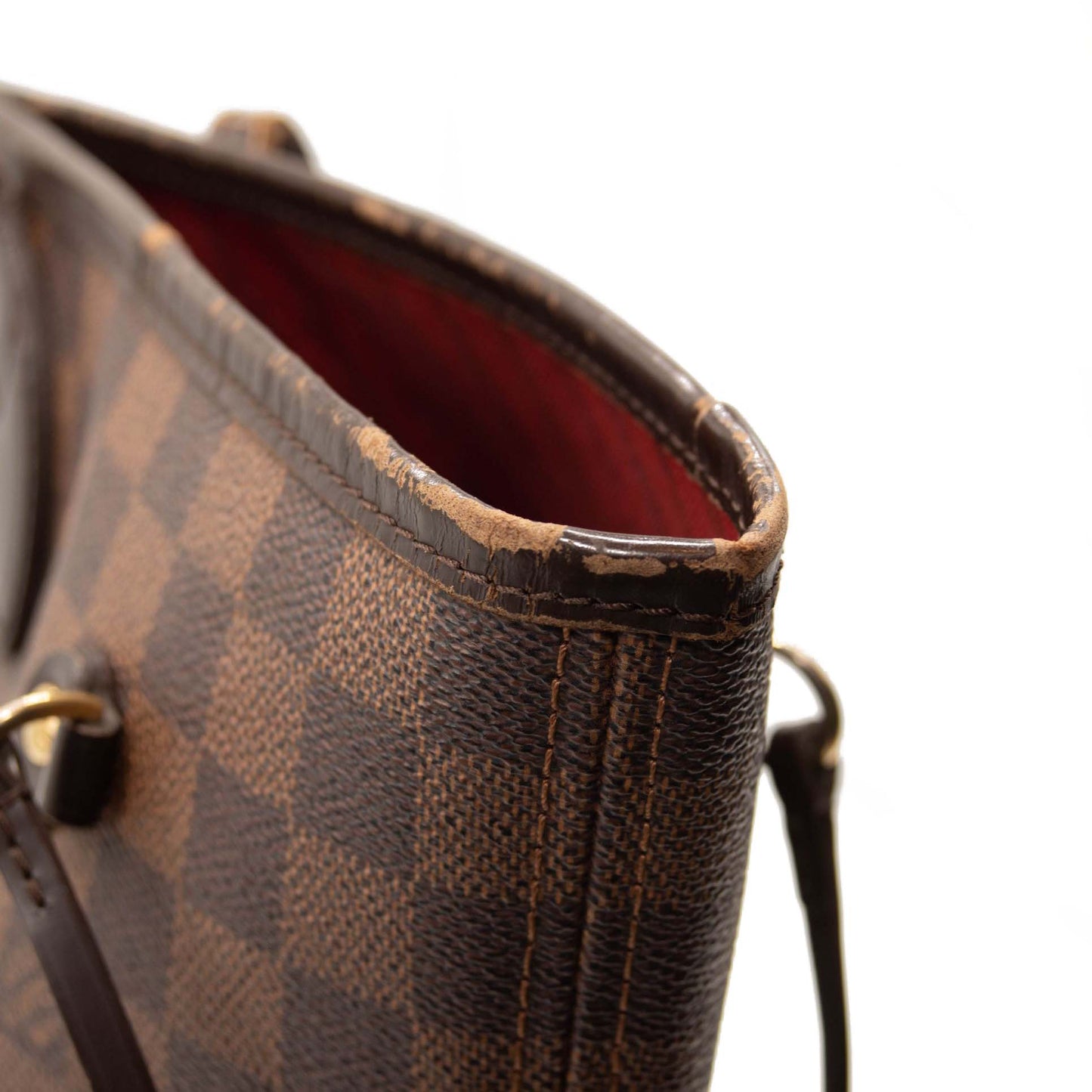 Louis Vuitton Neverfull Neo Mm Brown Damier Ebene Canvas Tote CA4079