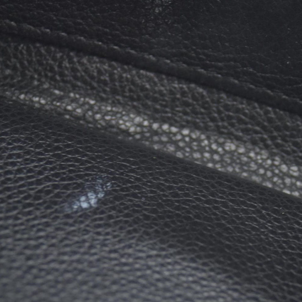 $1070 Prada Black Saffiano Leather Travel Zip Around Wallet CONSIGNMENT
