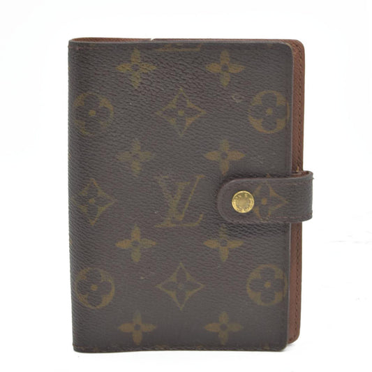 $505 Louis Vuitton  Monogram Small Ring Agenda Cover CA1919