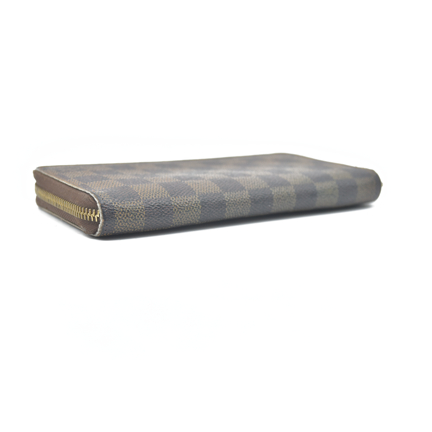 $915 2007 Louis Vuitton  Damier Ebene Zippy Wallet VI4057