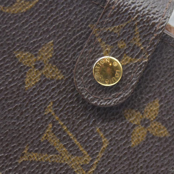 AUCTION $495 Louis Vuitton Monogram Agenda PM Notebook Cover Brown CA0977