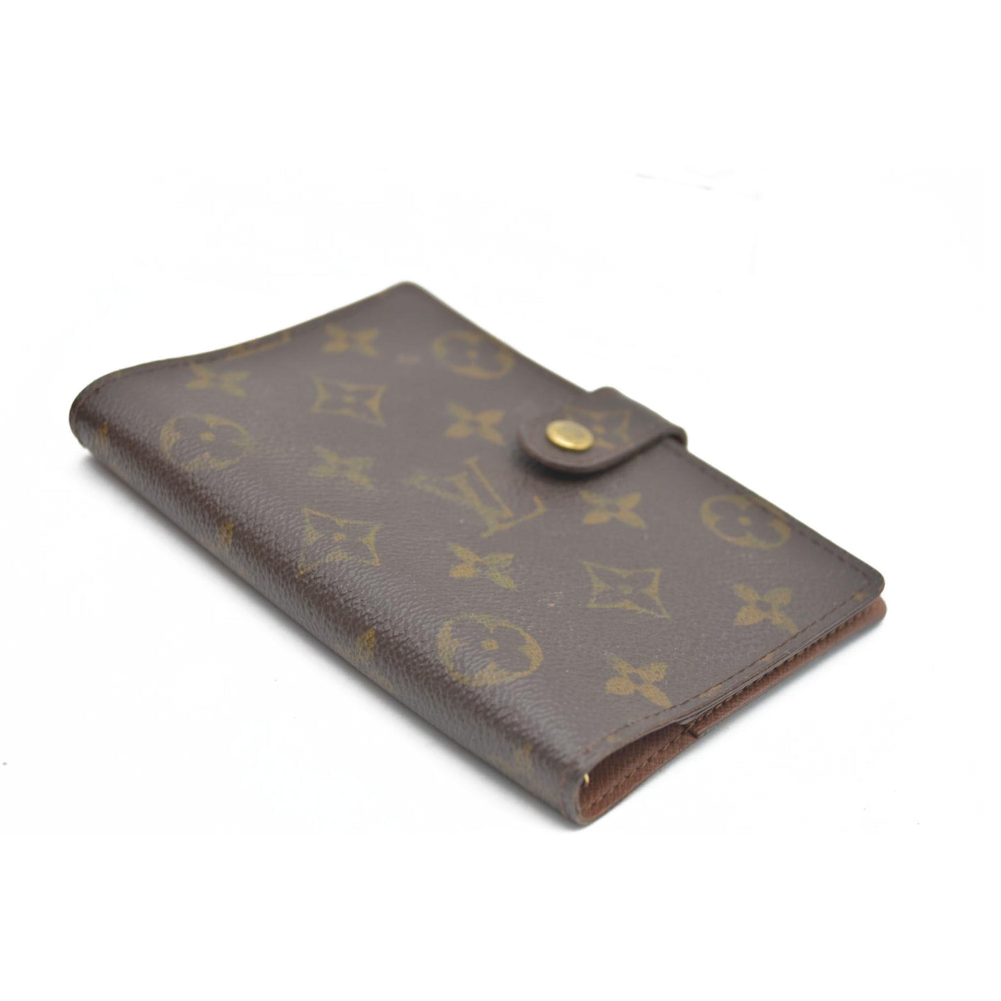 $505 Louis Vuitton  Monogram Small Ring Agenda Cover CA1919