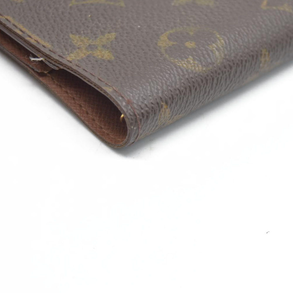 $505 Louis Vuitton  Monogram Small Ring Agenda Cover CA1919