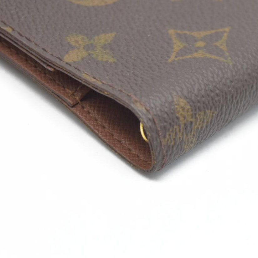 $505 Louis Vuitton  Monogram Small Ring Agenda Cover CA1919