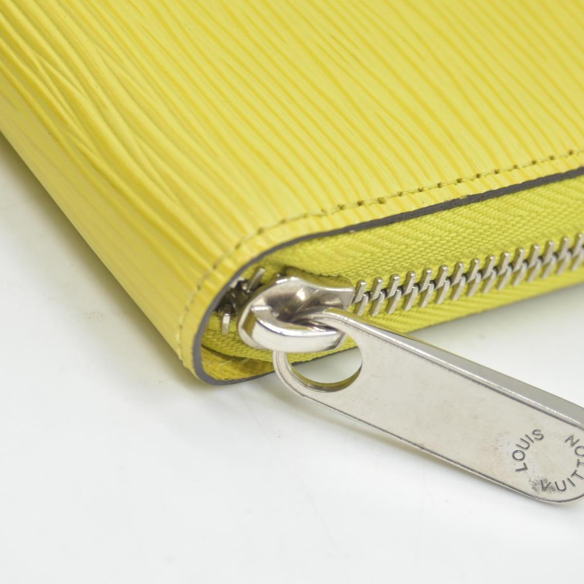 $1040 2013 Louis Vuitton Epi Leather Zippy Wallet Yellow CONSIGNMENT MI4143