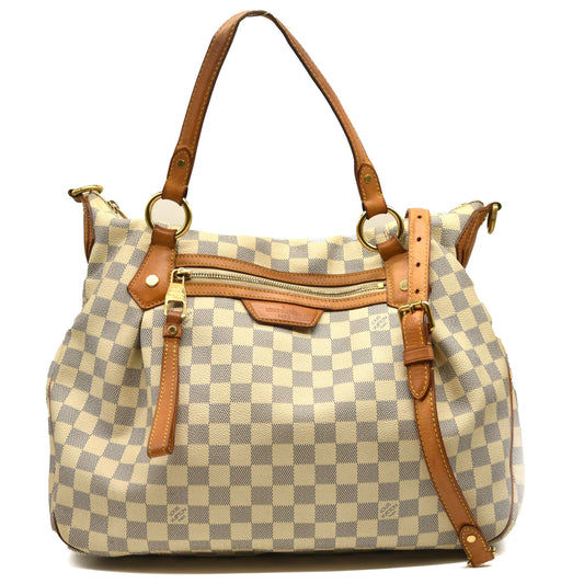 LOUIS VUITTON Damier Azur Evora MM