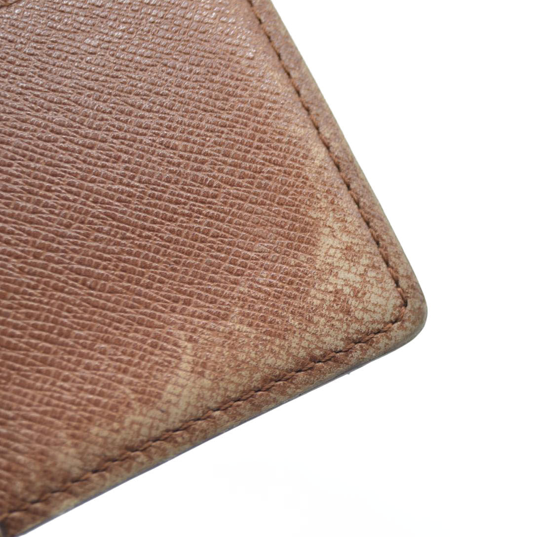 AUCTION $495 Louis Vuitton Monogram Agenda PM Notebook Cover Brown CA0977