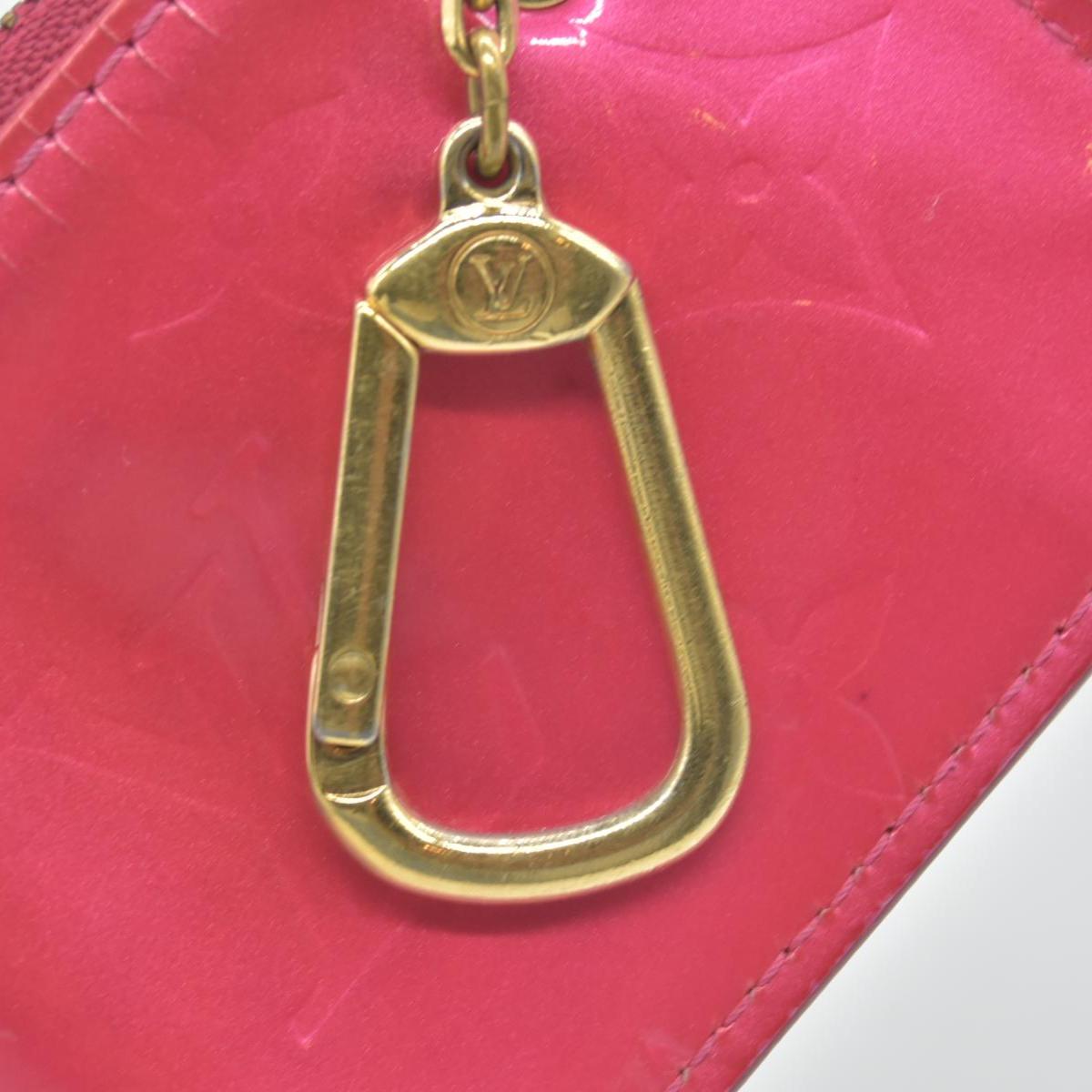 $490 Louis Vuitton Vernis Key Pouch Framboise CONSIGNMENT