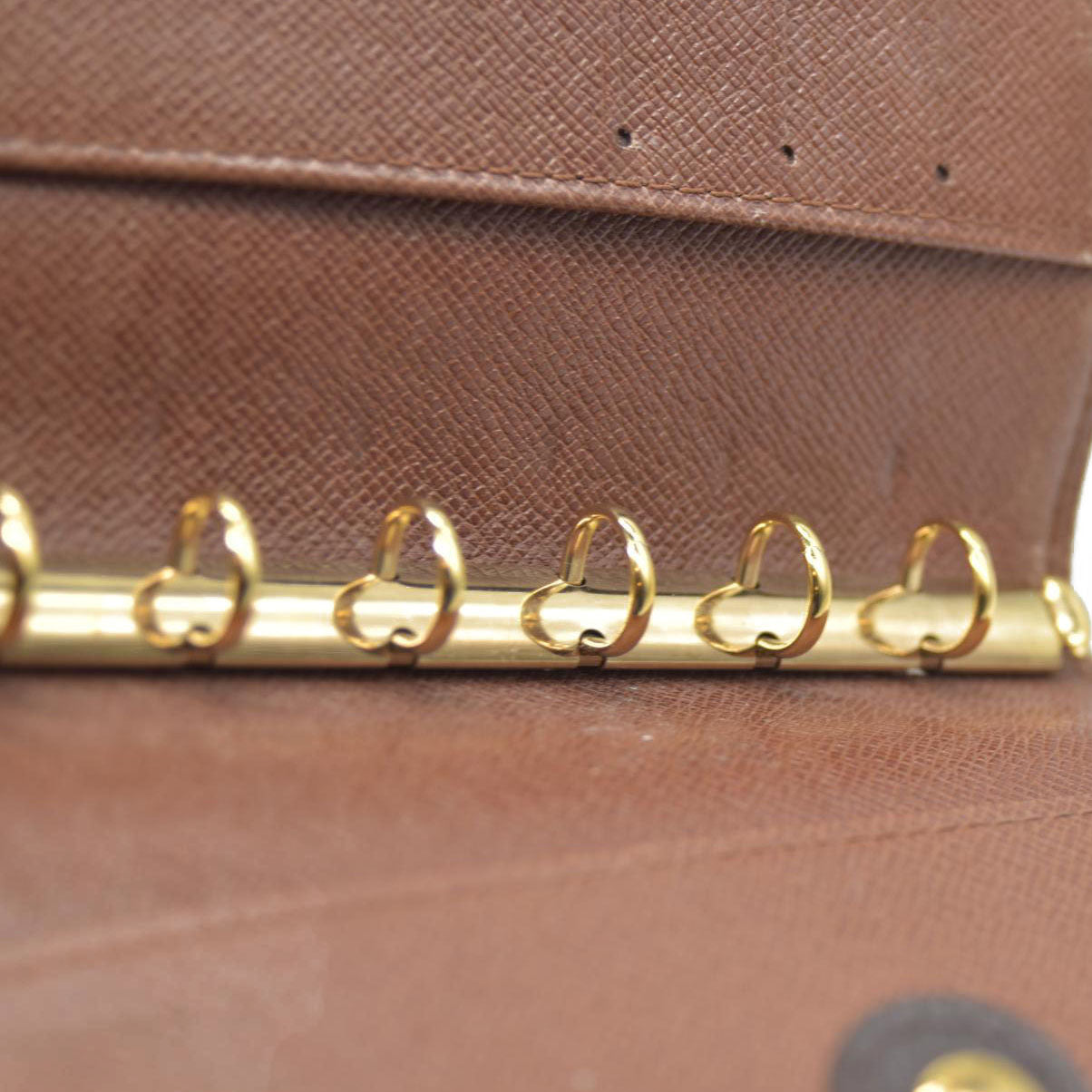 AUCTION $495 Louis Vuitton Monogram Agenda PM Notebook Cover Brown CA0977