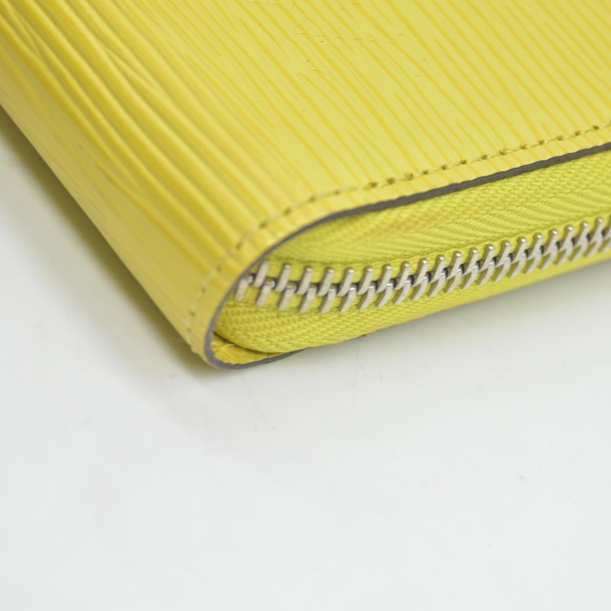 $1040 2013 Louis Vuitton Epi Leather Zippy Wallet Yellow CONSIGNMENT MI4143