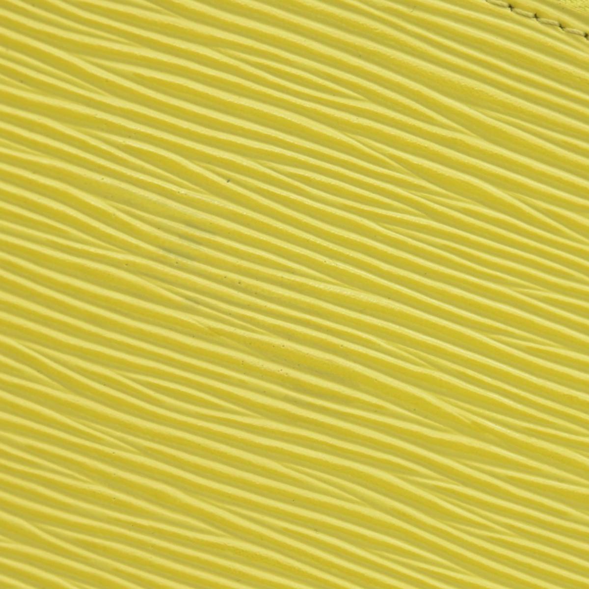 $1040 2013 Louis Vuitton Epi Leather Zippy Wallet Yellow CONSIGNMENT MI4143
