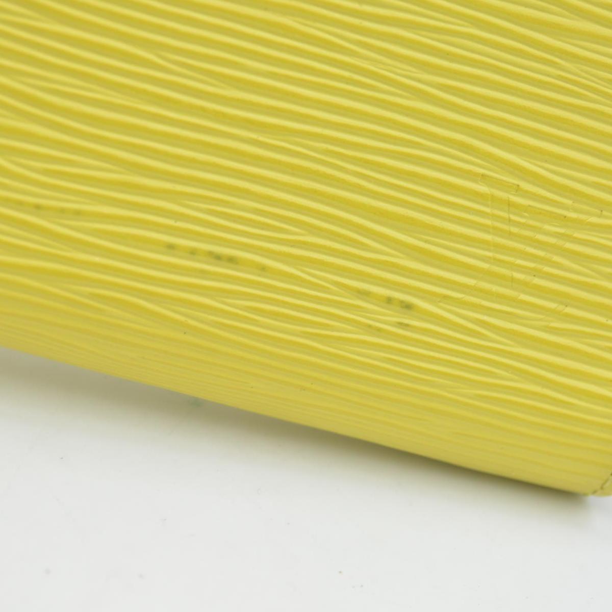 $1040 2013 Louis Vuitton Epi Leather Zippy Wallet Yellow CONSIGNMENT MI4143