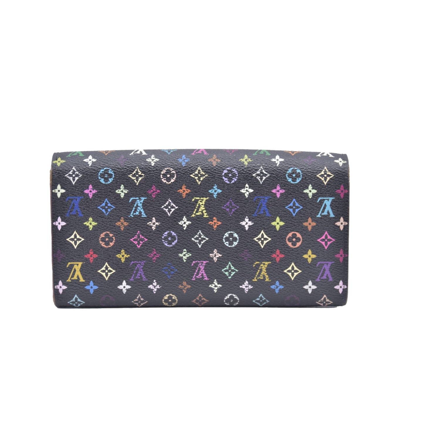 $850 2011 Louis Vuitton Monogram Multicolor Portefeiulle Sarah Long Bifold Wallet CA3171 CONSIGNMENT