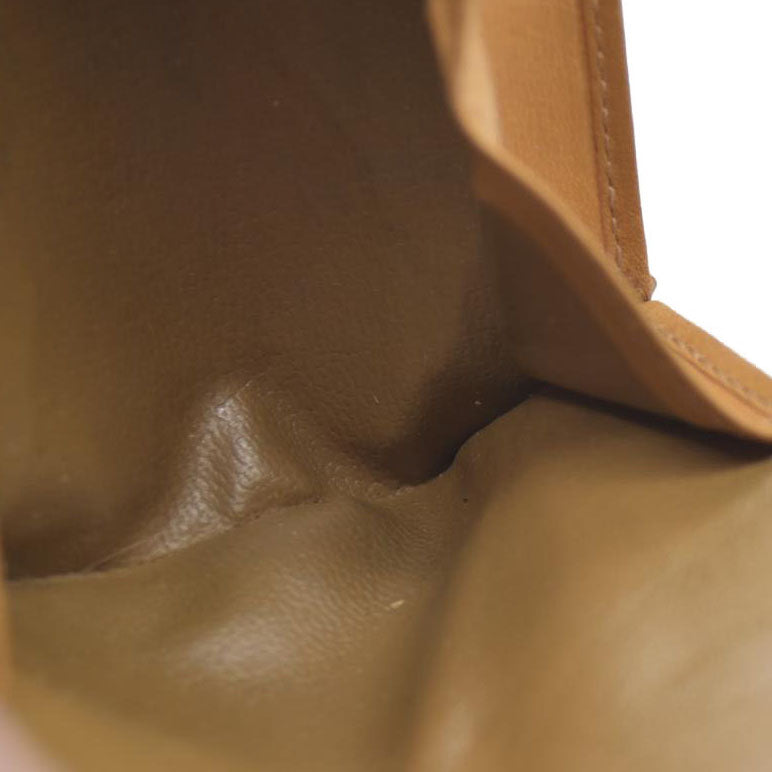 AUCTION $520 CELINE Macadam PVC Bifold Wallet Brown