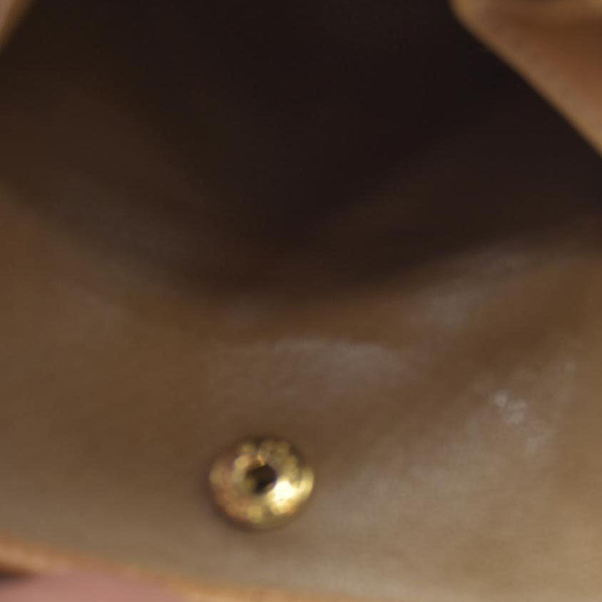 AUCTION $520 CELINE Macadam PVC Bifold Wallet Brown