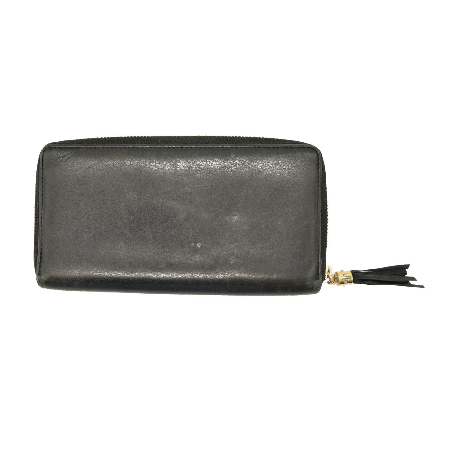 Gucci  Pebbled Calfskin Soho Zip Around Wallet Black