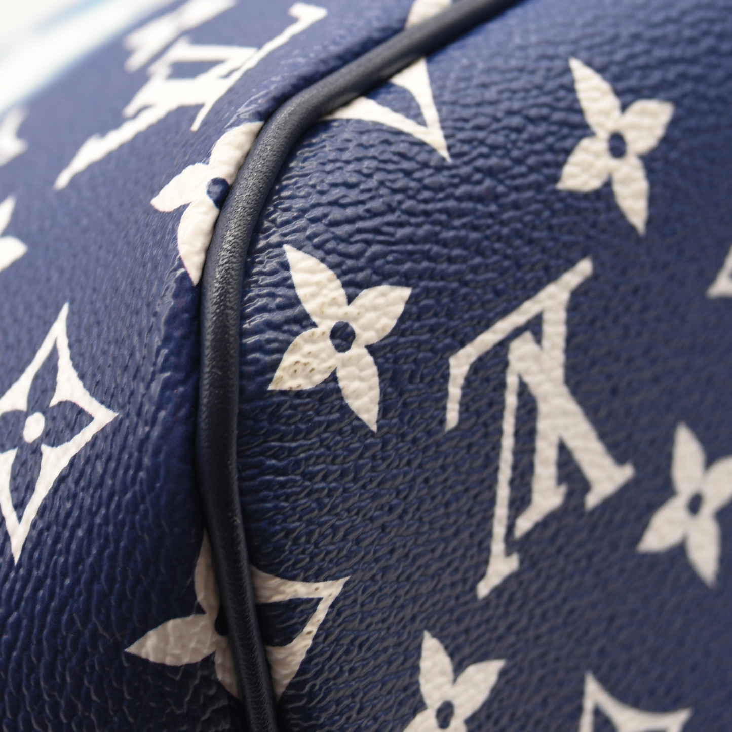 USED Louis Vuitton Monogram Escale Neverfull MM Blue