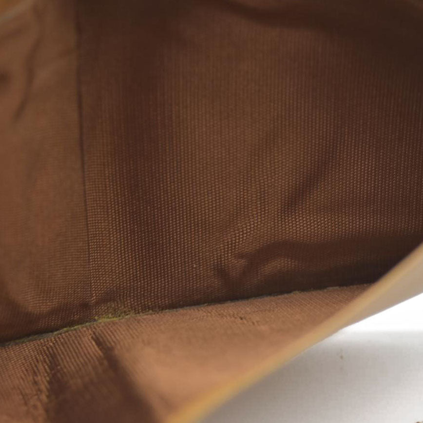 AUCTION $520 CELINE Macadam PVC Bifold Wallet Brown