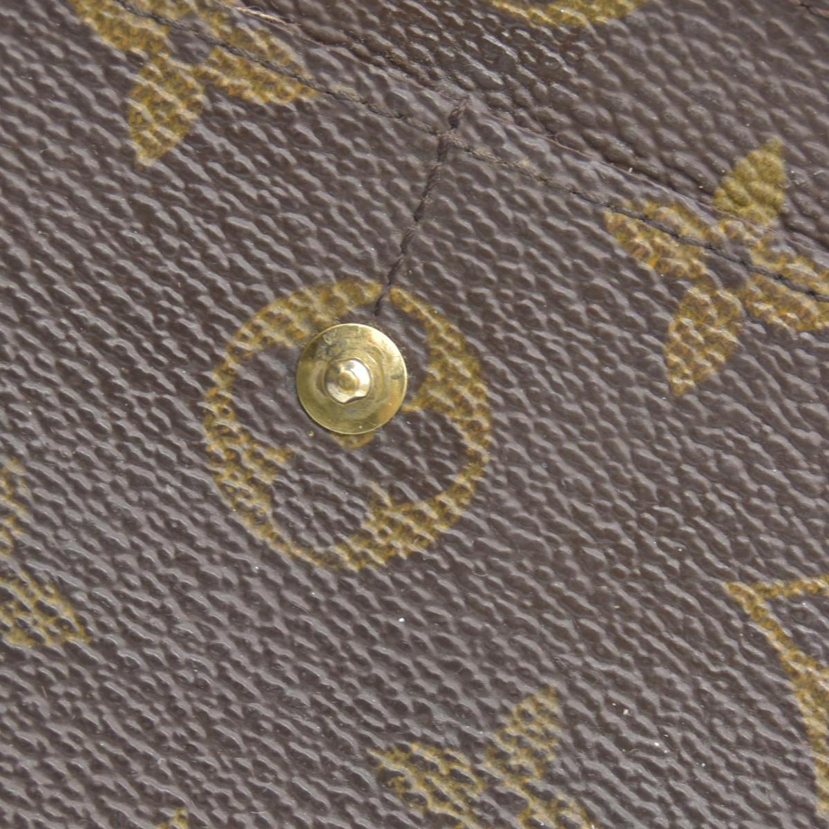 $775 Louis Vuitton Monogram Portefeiulle Sarah Long Bifold Wallet Brown CONSIGNMENT